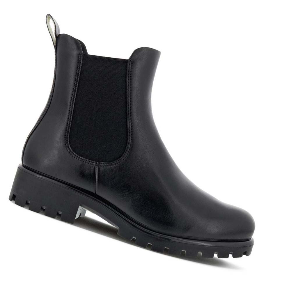 Women\'s Ecco Modtray Chelsea Boots Black | SG 15BEX